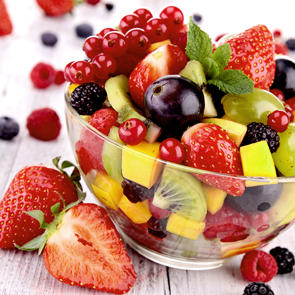 Bicchieri di Frutta fresca
